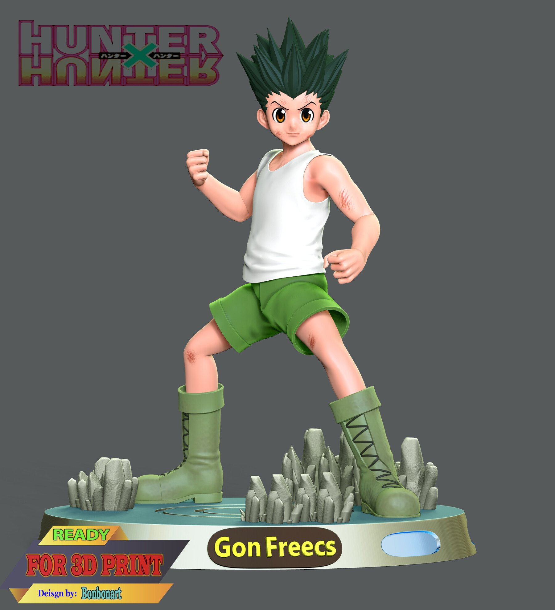 Artstation Gon Freecss Jump Force Resources