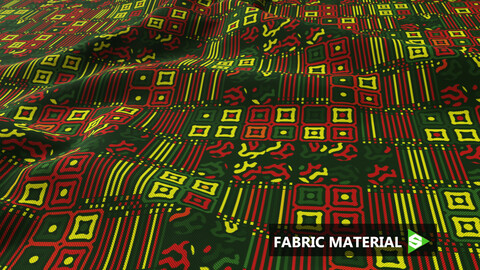 African Pattern Fabric Materials