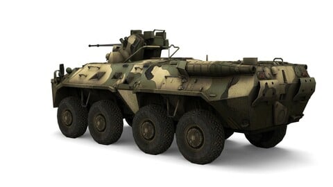 BTR 80  (ALL OBJECTS ARE DETACHABLE)