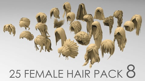 25 female hair pack 8