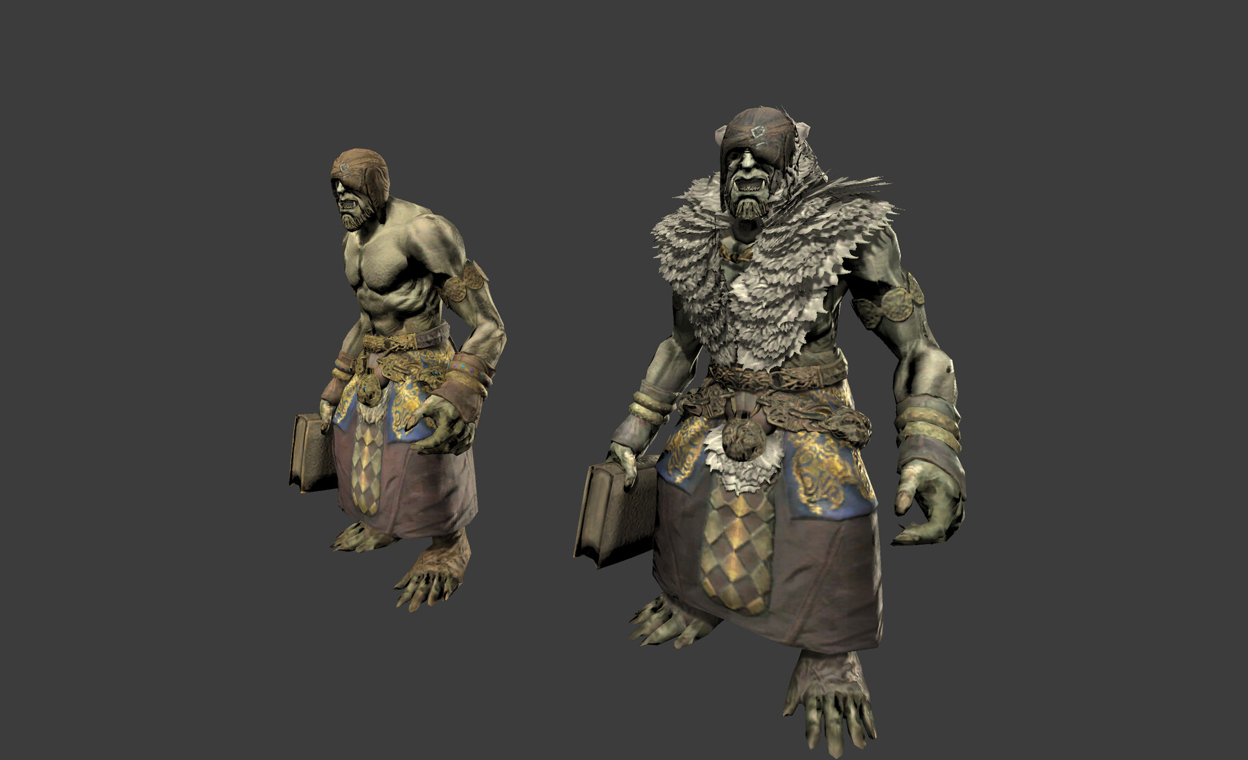 ArtStation - Mutant Orc Wizard | Game Assets