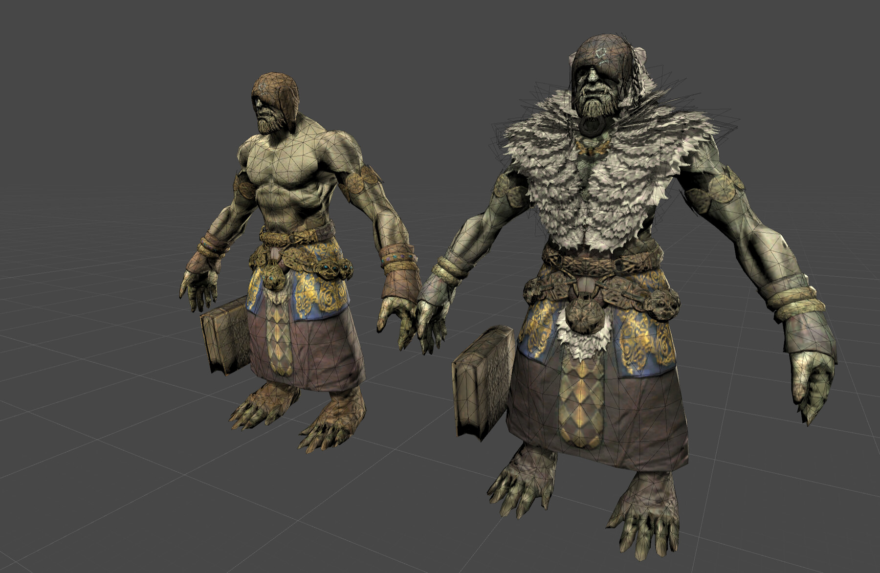 ArtStation - Mutant Orc Wizard | Game Assets