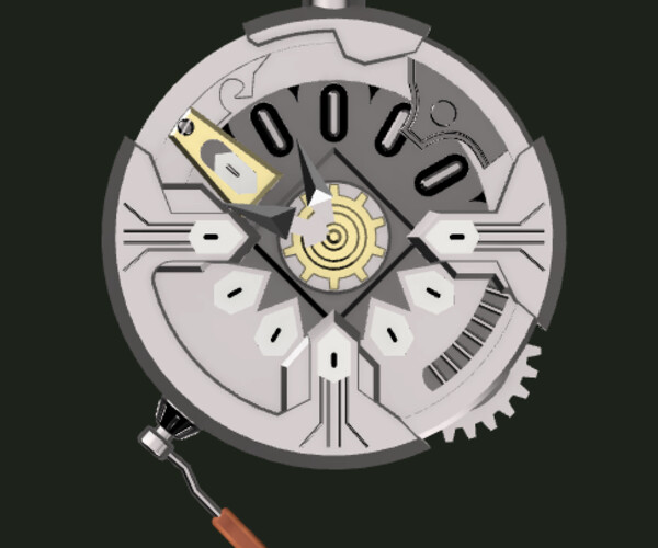 ArtStation Arcane League of Legends Ekko stopwatch 3D model