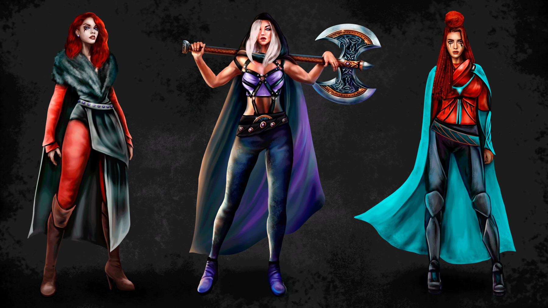 ArtStation - Fantasy female characters | Game Assets