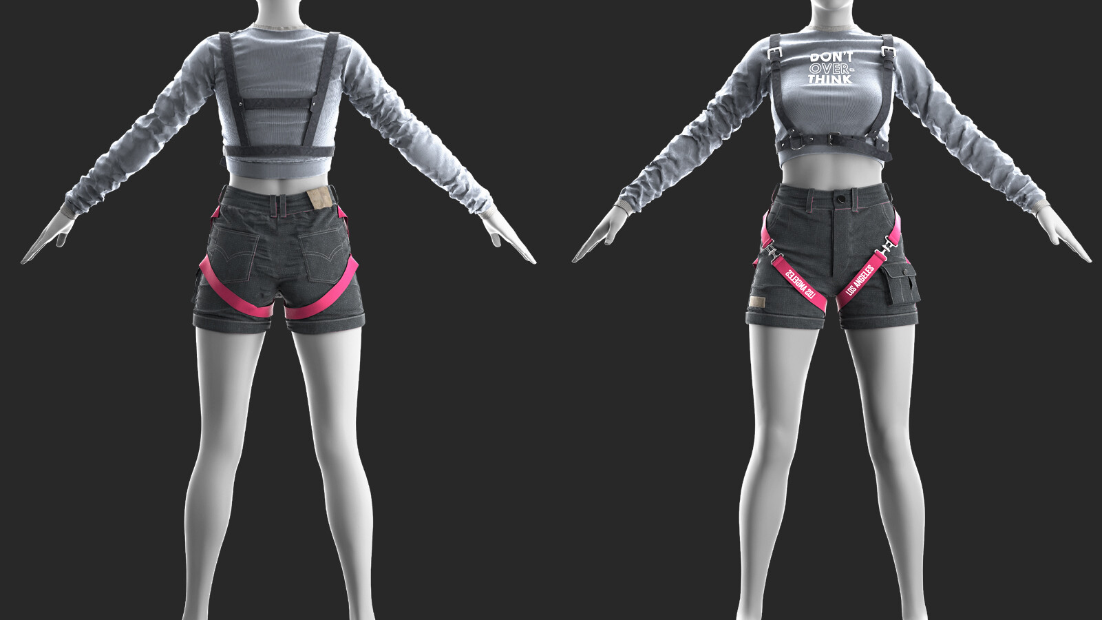 ArtStation - 3 Girl's Outfits VOL 4 - Marvelous / CLO Project file ...