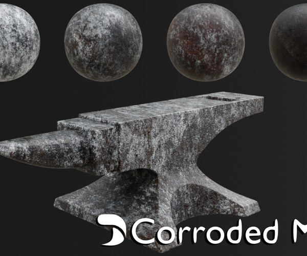 ArtStation - Corroded Metal Shader for Blender Cycles and Eevee | Resources