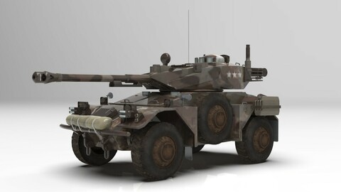 Panhard AML 90 (ALL OBJECTS ARE DETACHABLE)