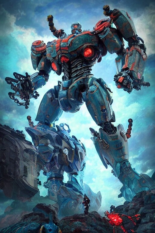 ArtStation - Titan Robot Pacific rim Fan Style 1000 image collection ...