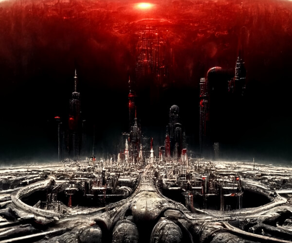 ArtStation - Alien Cities at War | Artworks