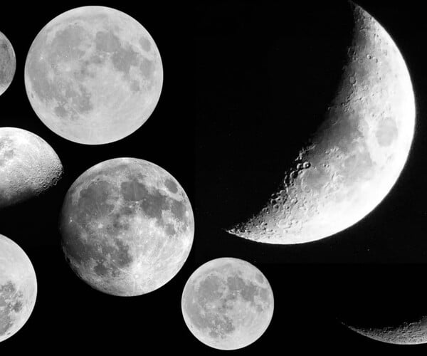 ArtStation - 25 Moon-Brushes For Photoshop and Procreate | Brushes