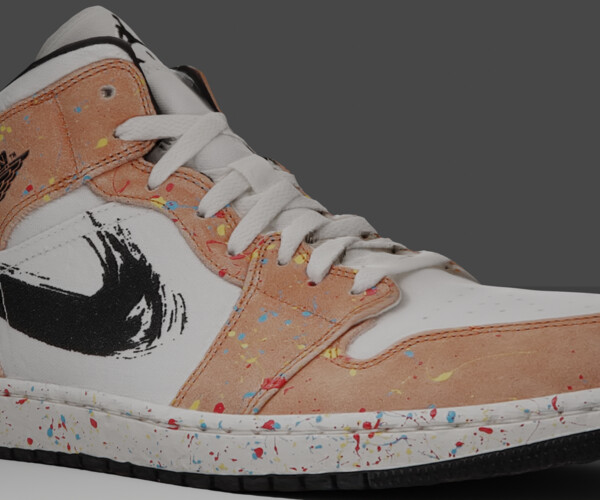 aj 1 brushstroke