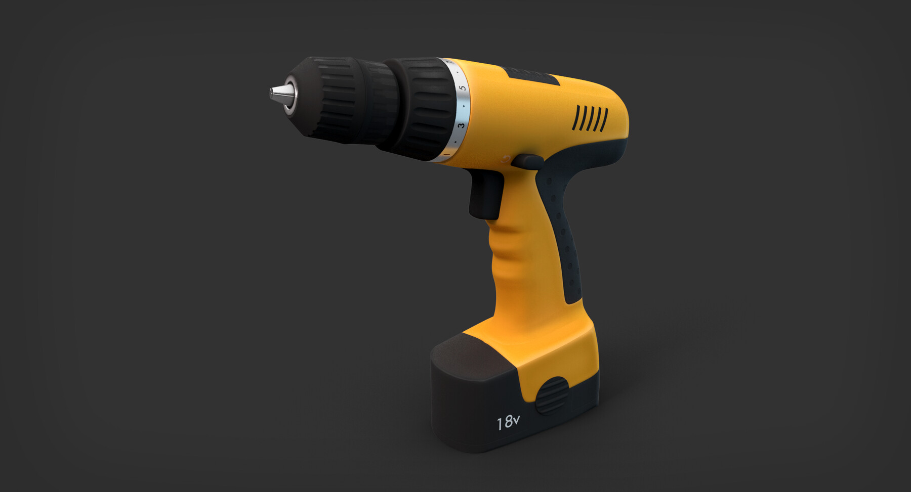 ArtStation Cordless Drill Game Assets
