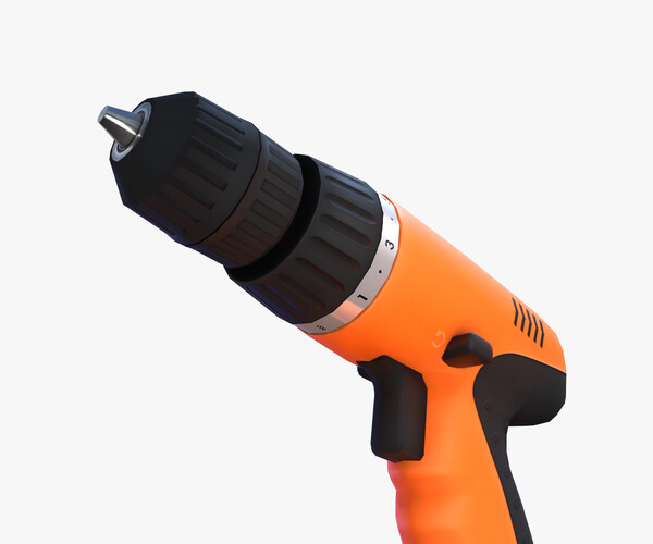 ArtStation Cordless Drill Game Assets