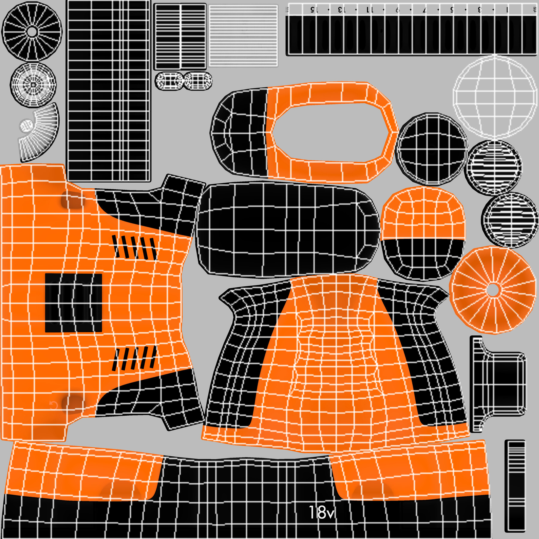 ArtStation Cordless Drill Game Assets