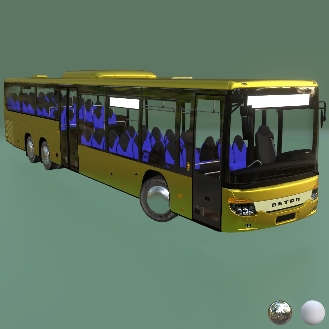 ArtStation - Bus SETRA | Game Assets