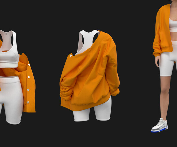 ArtStation - Female Outfit | Game Assets