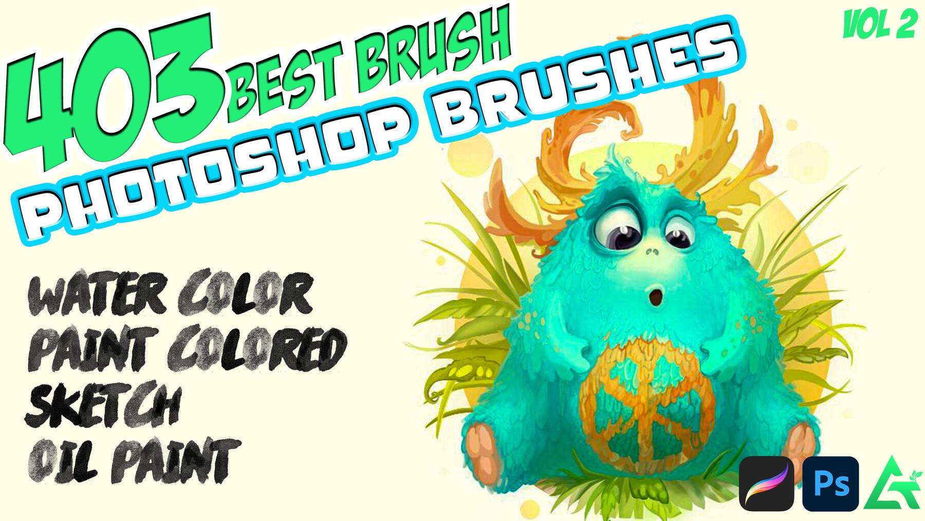 ArtStation MEGA PACK 403 Brushes & Procreate / High