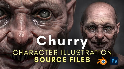 Churry - Character Illustration Source Files