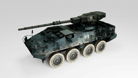 M1128 Mobile Gun System  (ALL OBJECTS ARE DETACHABLE)