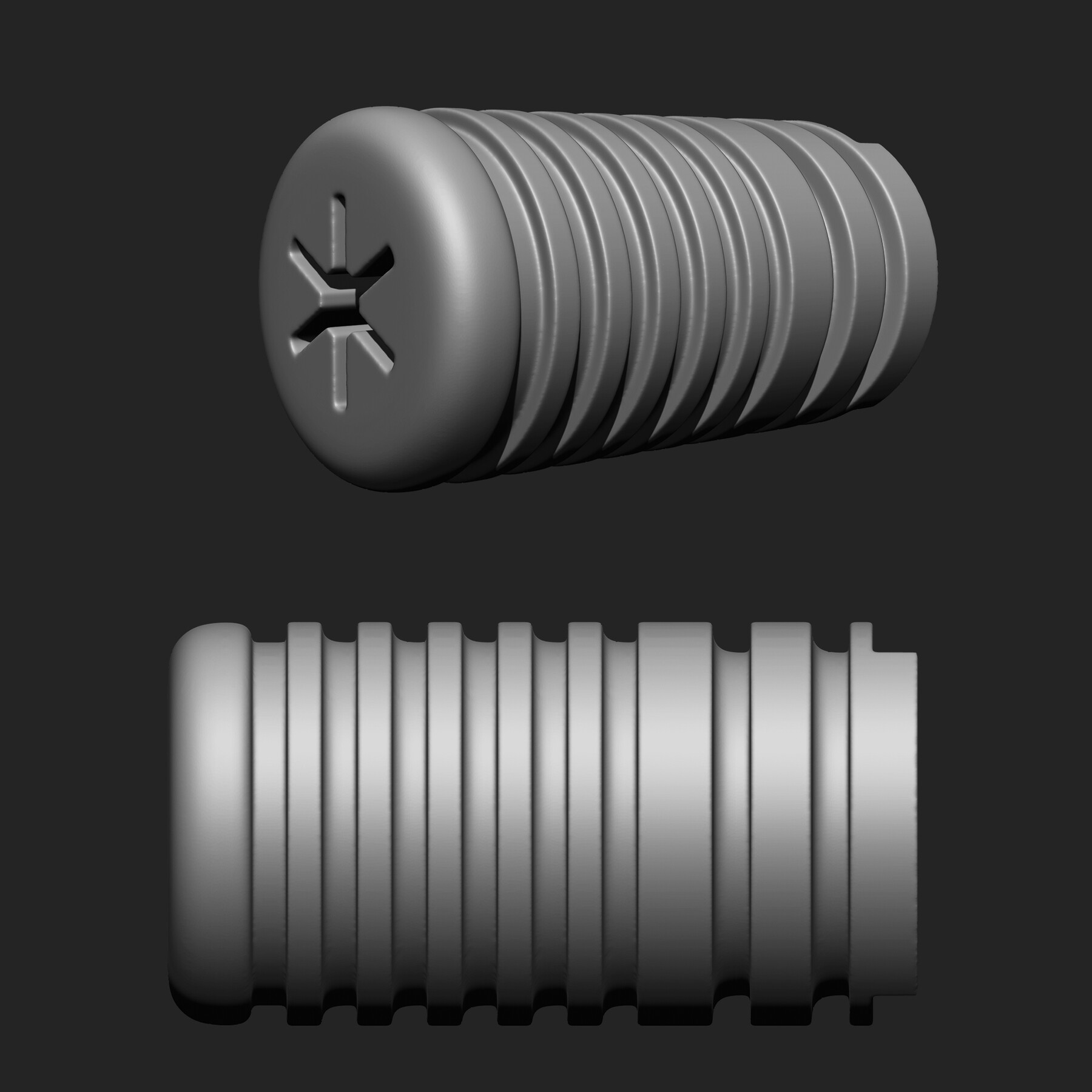 ArtStation - Gun Parts Suppressor IMM Brush Pack 15 in One Vol. 3 | Brushes