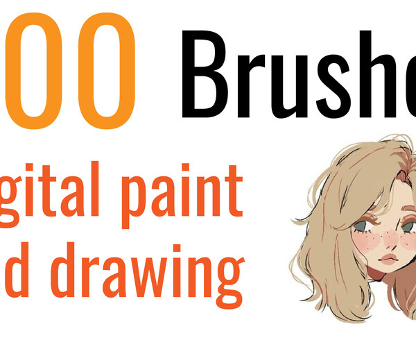 ArtStation 300 Digital Paint Brushes Brushes