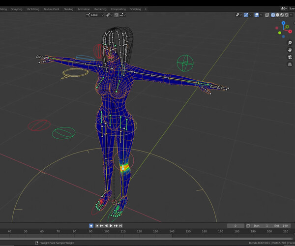 ArtStation - Advanced FULLY Rigged (Female Body) | Resources