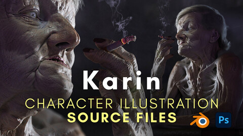 Karin - Character Illustration Source Files