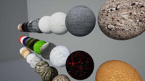 30 Customizable PBR Materials