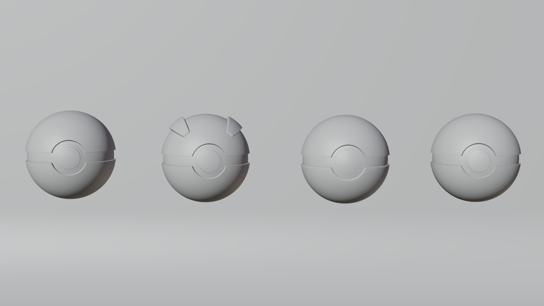 ArtStation - High Poly PokeBall Asset Pack | Game Assets