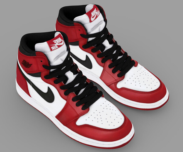 ArtStation - Nike Air jordan 1 retro chicago footwear yeezy adidas ...