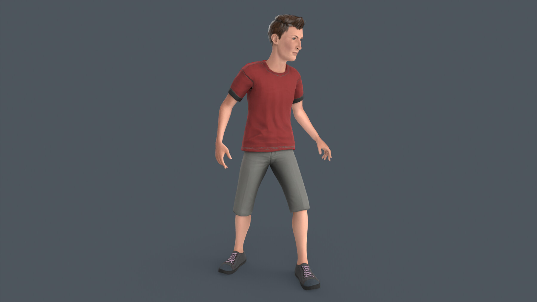 ArtStation - Tall Young Boy | Game Assets