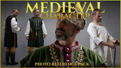 Medieval Character- Photo Reference Pack For Artists 1045 JPEGs