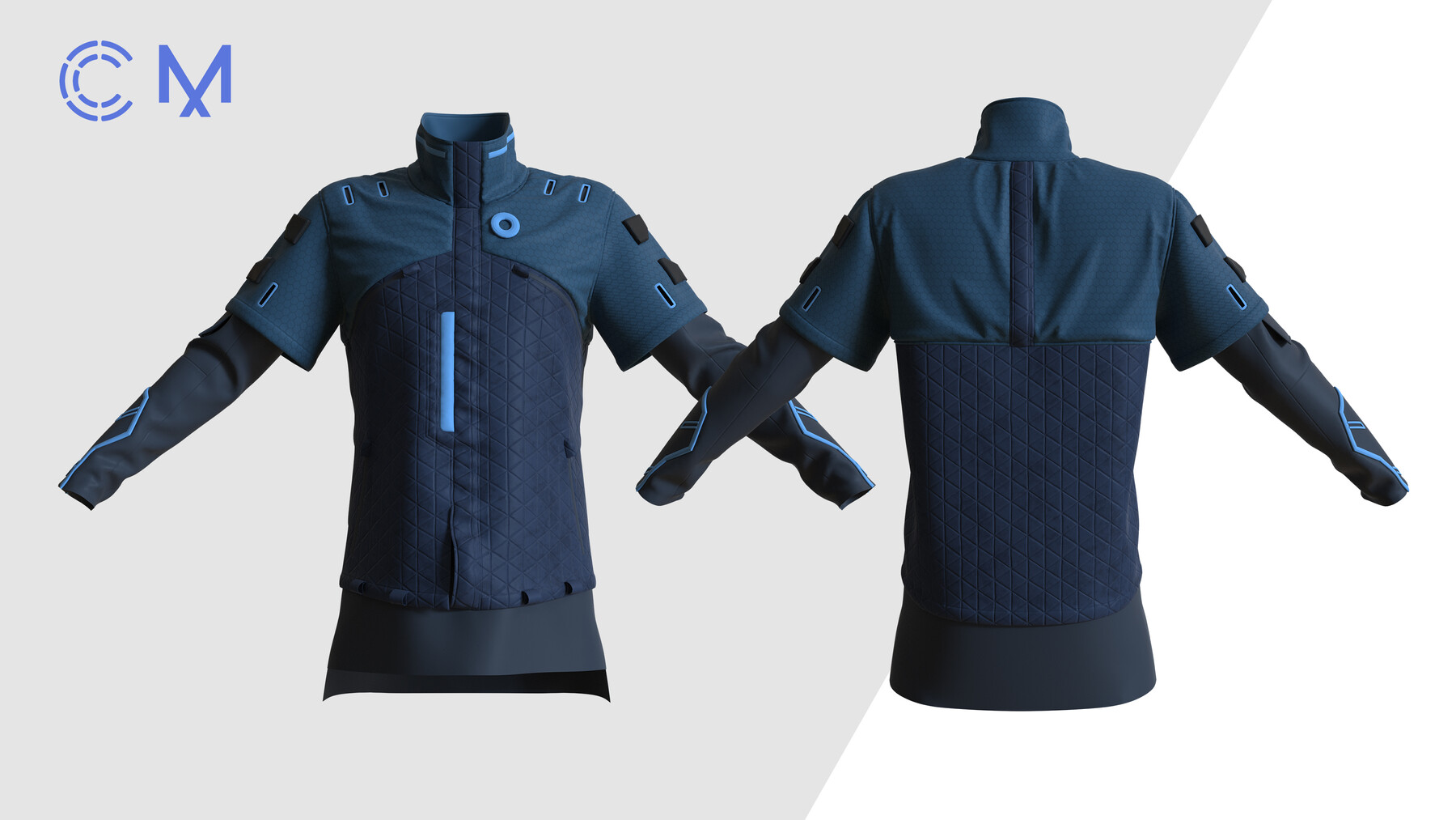 ArtStation - Male SciFi Jacket | Marvelous Designer | CLO3D project ...