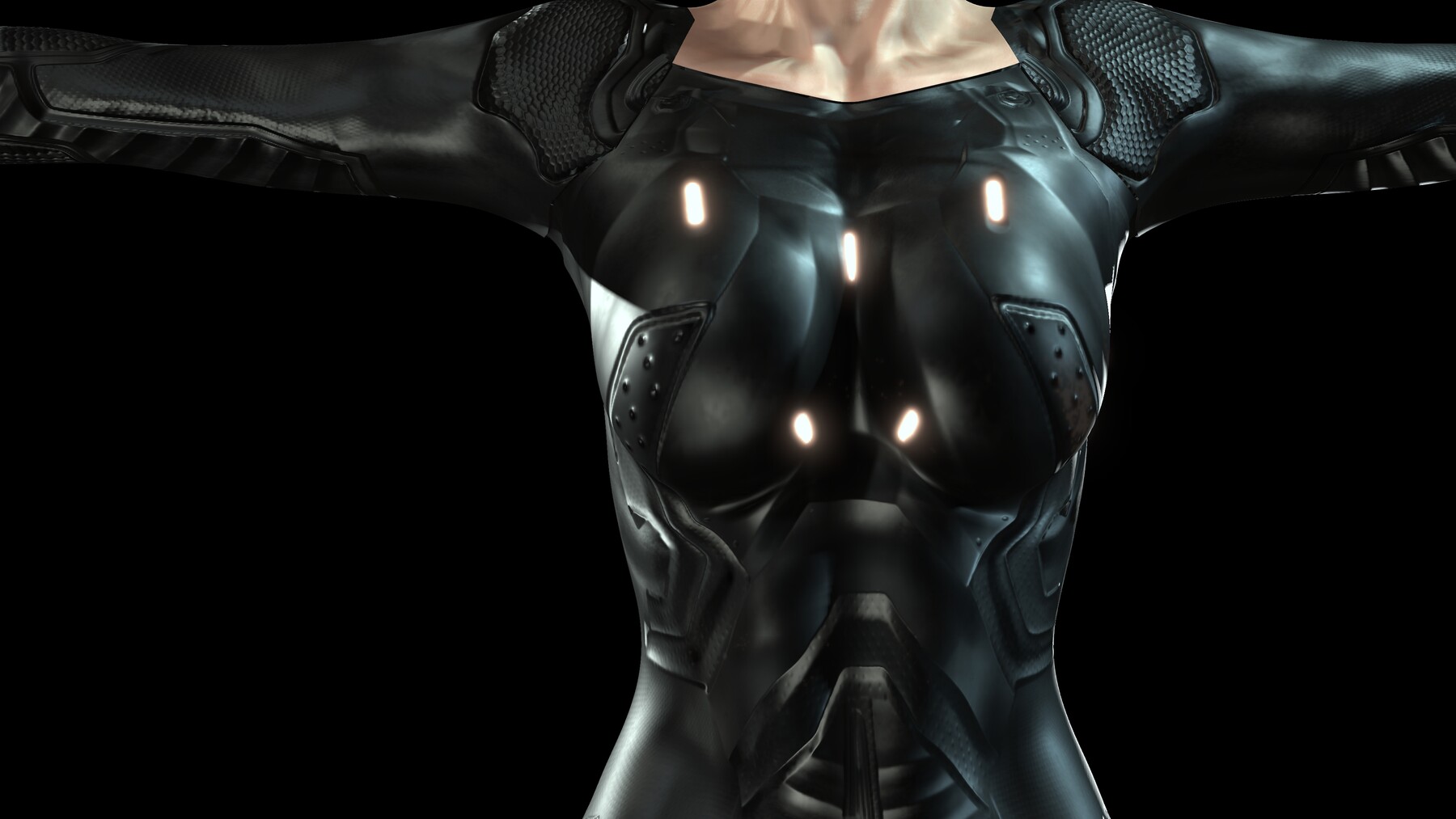 ArtStation - female cybernetic suit | Game Assets