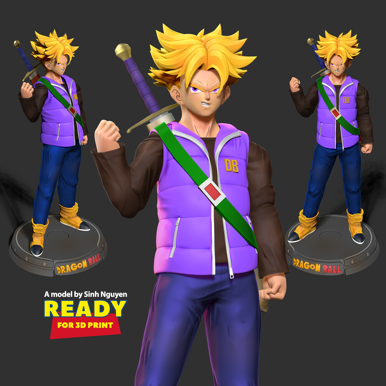 ArtStation Come on baby Trunks Resources