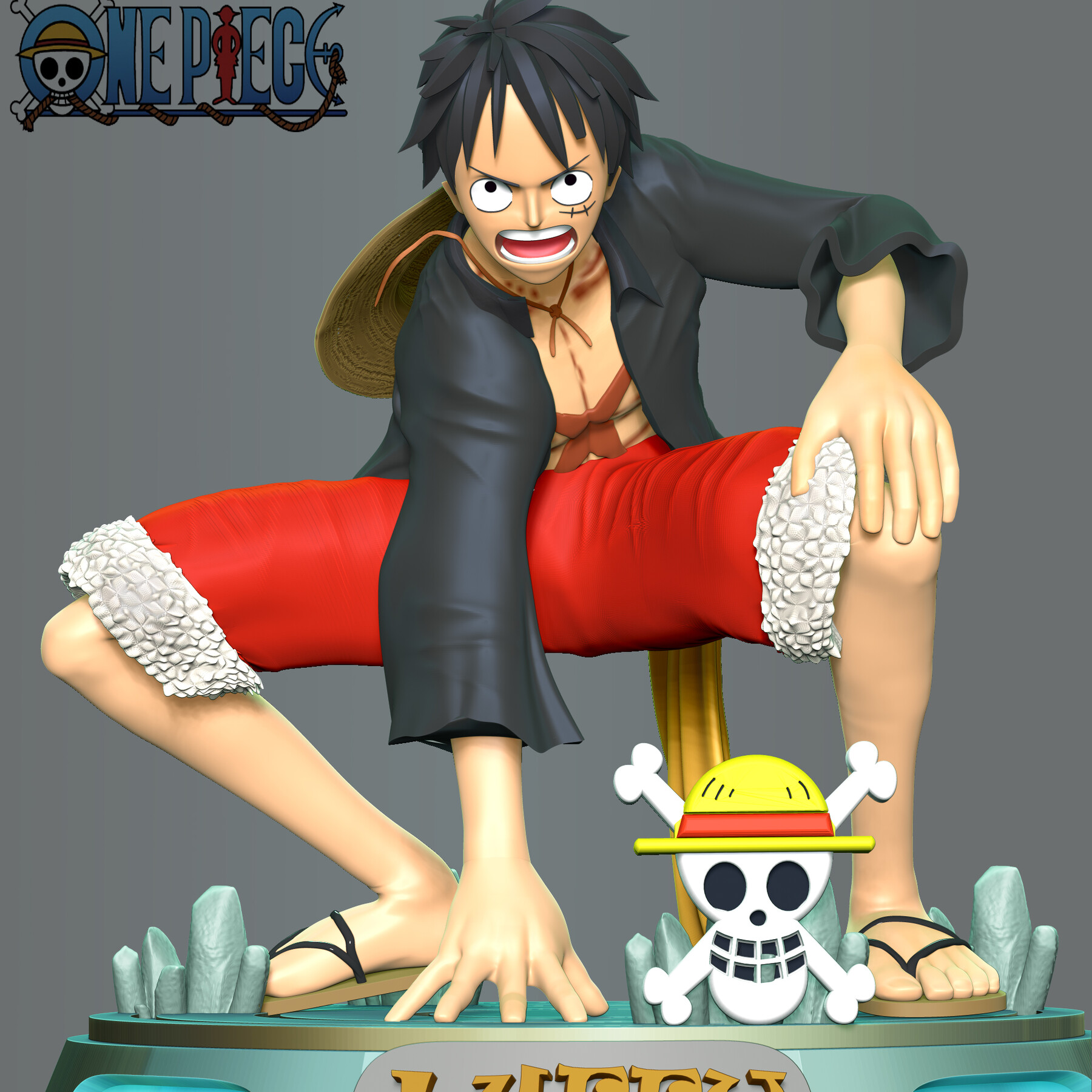 Merry Christmas From Monkey D. Luffy One Piece , Monkey D. Luffy One Piece  | Poster