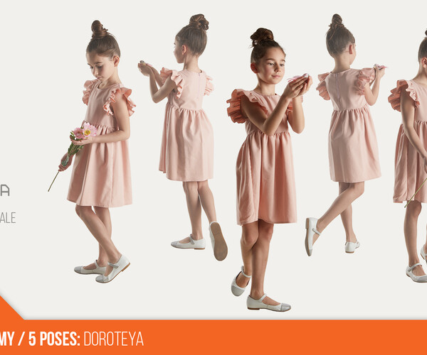 ArtStation - Female Anatomy | Doroteya 5 Various Poses | 40 Photos