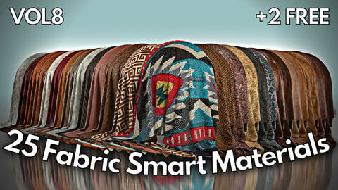 25 Fabric smart materials + 2 free #Vol.8