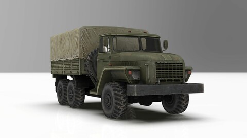 Ural - 4320  (ALL OBJECTS ARE DETACHABLE)