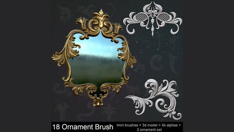 Ornaments Brushes – IMM Brushes + Ornament Sets