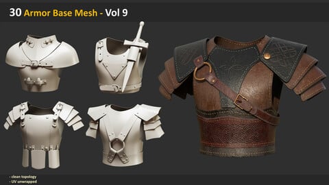 30 Armor Base Mesh - Vol 9
