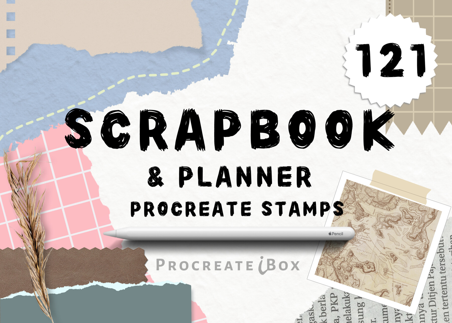 ArtStation - Procreate scrapbook brushes