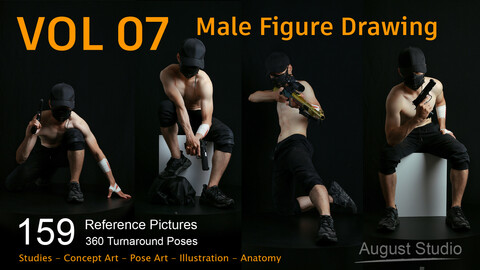 Male Figure Drawing - Vol 07 - Reference Pictures
