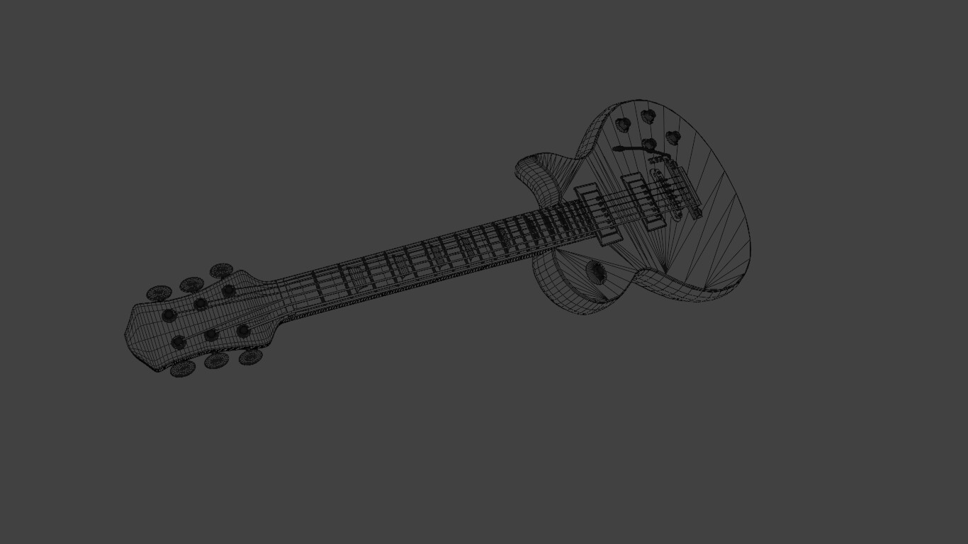 ArtStation GUITAR GAME READY LOW POLY Resources