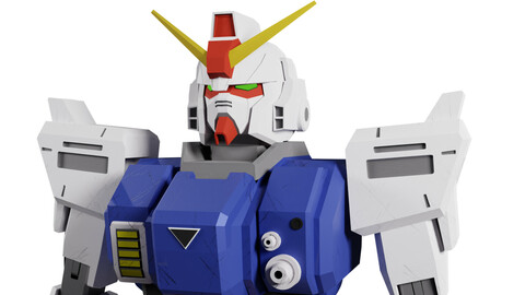 ArtStation - Gundam Zeta 3D Mode | Game Assets