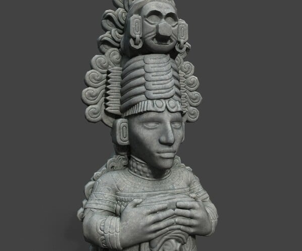 ArtStation - Mayan Inca Aztec Statue 220822 | Game Assets