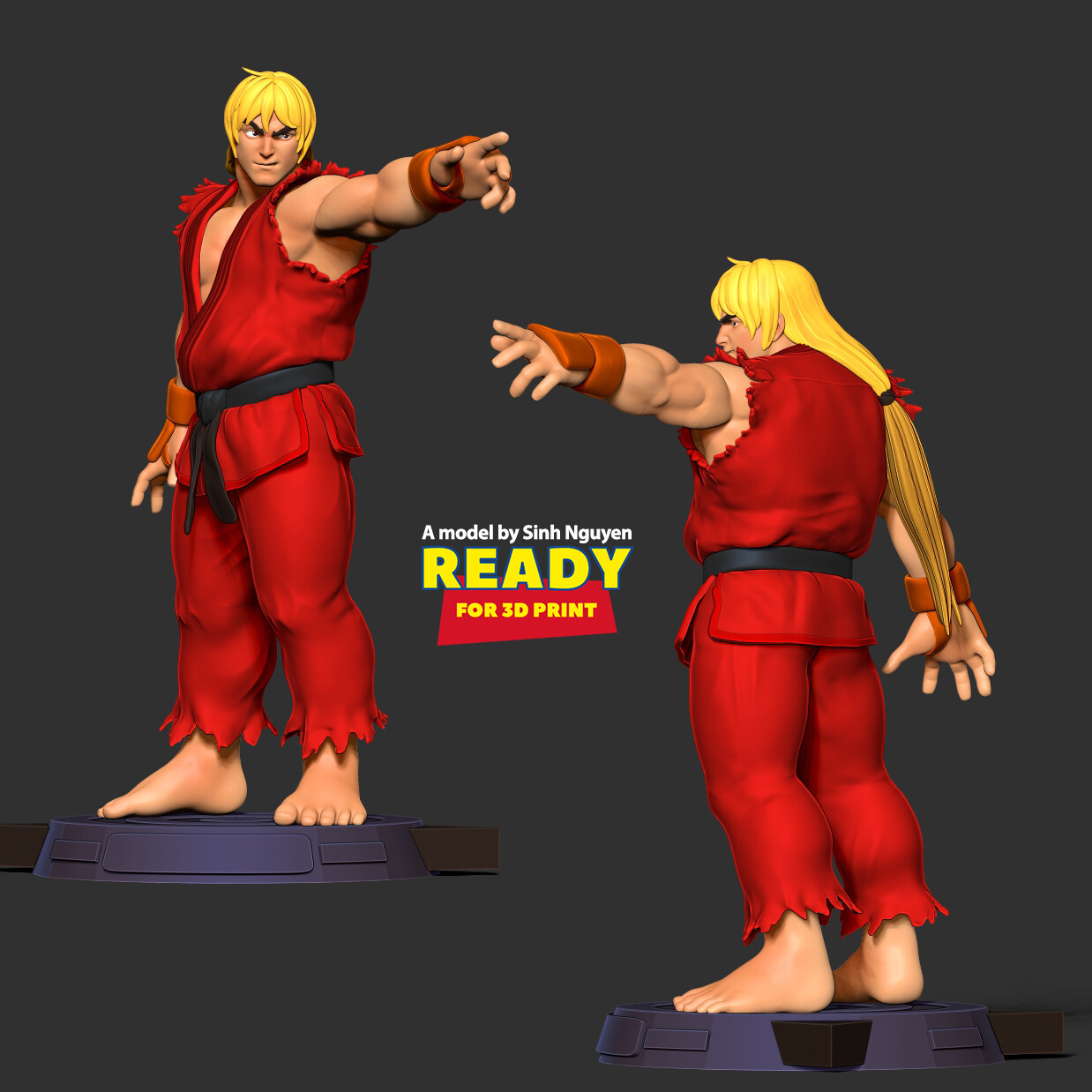 ArtStation - Street Fighter II - Fighters Remake