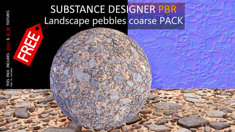 PEBBLES COARSE PBR TEXTURE