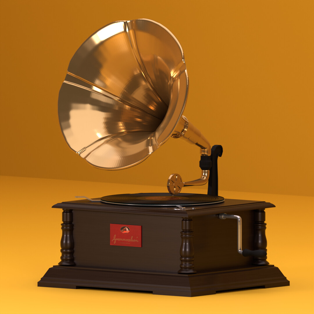 ArtStation A Gramophone Game Assets