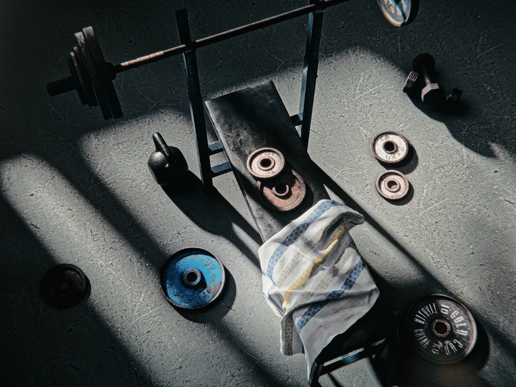 ArtStation Rusty weights pack Resources